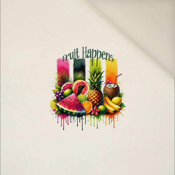 TUTTI FRUTTI MIX WZ. 1 - Panel (60cm x 50cm)  Polster- Velours