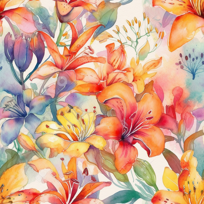 FLOWERS WZ.37- Upholstery velour 