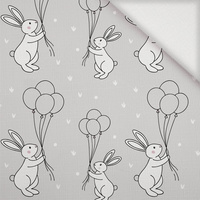 HAPPY BUNNY WZ. 7 - Tkanina na obrusy