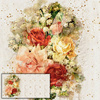 WATERCOLOR FLOWERS wz. 7 - PANEL PANORAMICZNY 80 cm