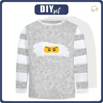 LONGSLEEVE - BIAŁY NINJA wz. 2 - zestaw do uszycia