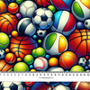 NEON BALLS WZ.1 - Wasserabweisende Webware