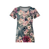 DÁMSKÉ TRIČKO - VINTAGE FLOWERS vz. 1 - single jersey M