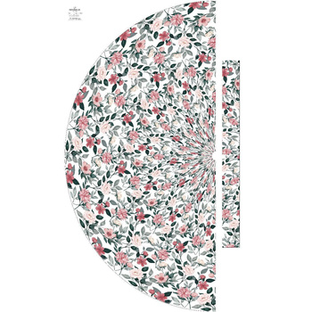 BEAUTIFUL FLOWERS - panel kalhot "MAXI"