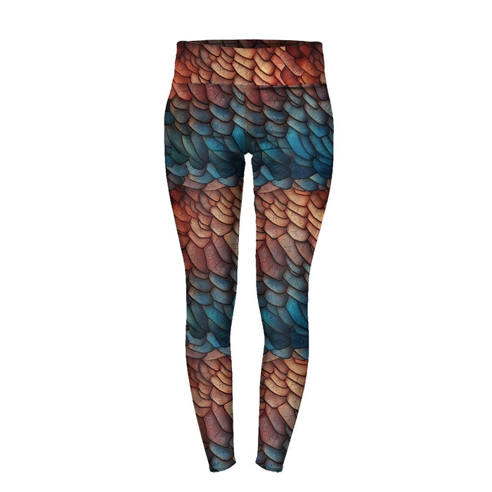 Sportovní legíny - LEATHER PATTERN vz. 10 - sada šití - M
