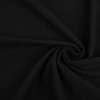 T-shirt knit fabric 100% cotton 140g - BLACK (D-16)