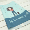 I’M NOT SWEET - panel Waterproof woven fabric DE