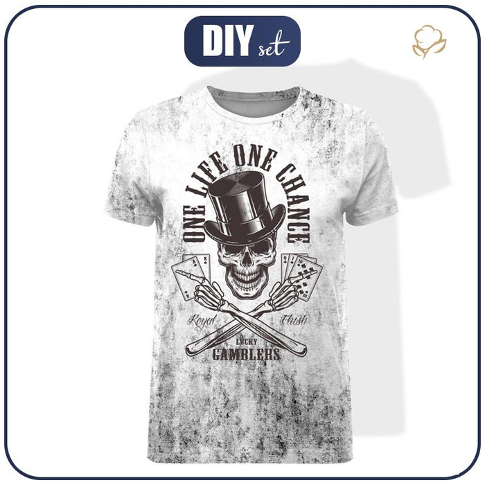 T-SHIRT MĘSKI - THE KING OF POKER wz. 2 - single jersey L