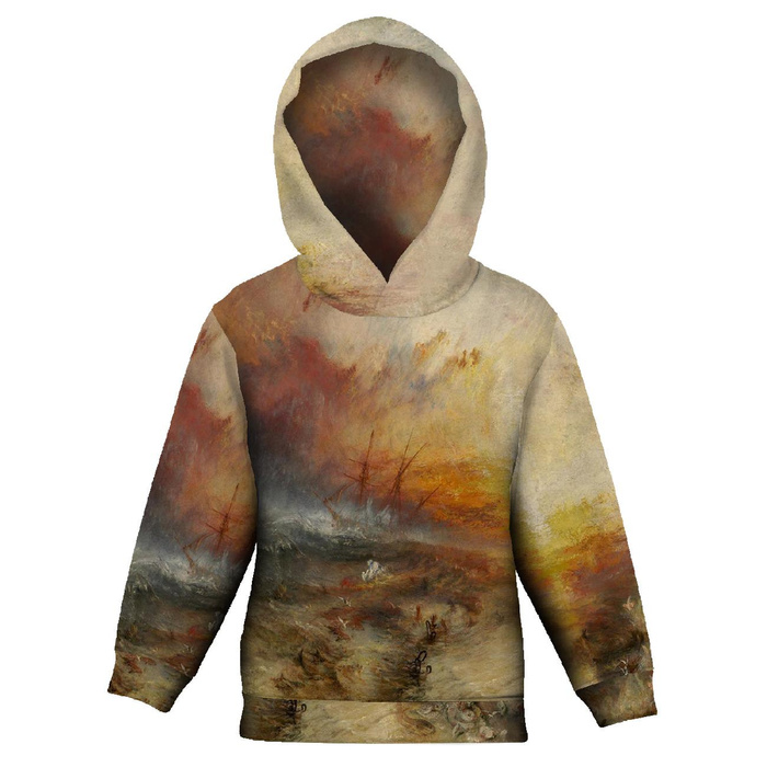 KINDER HOODIE (ALEX) - DAS SKLAVENSCHIFF (William Turner) - Sommersweat (134/140)