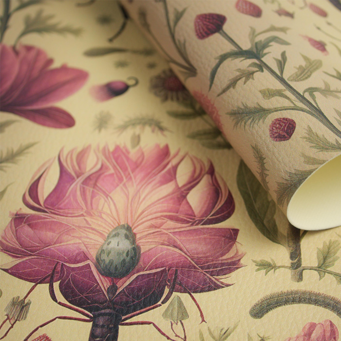 Botanical wz.3 (46 cm x 50 cm) - thick pressed leatherette