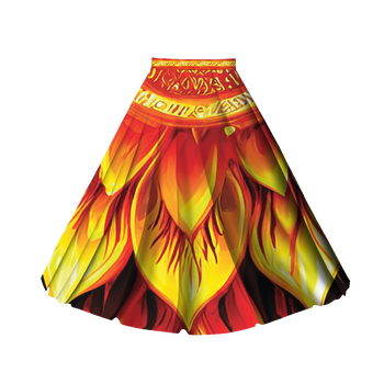 SUNNY FLOWER - skirt panel "MAXI" - Viscose jersey