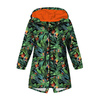 KIDS PARKA (ARIEL) - PARADISE JUNGLE / black - softshell (134/140)