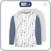 LONGSLEEVE -  INDIAN / strzaly - single jersey (122/128)