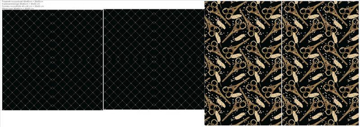 PODUSZKI DEKORACYJNE - PARYSKIE NOŻYCZKI 