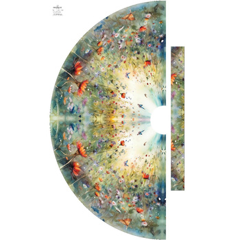 MAGIC MEADOW - skirt panel "MAXI"