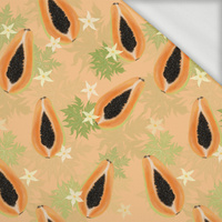 PAPAYA ORANGE - dresówka pętelkowa