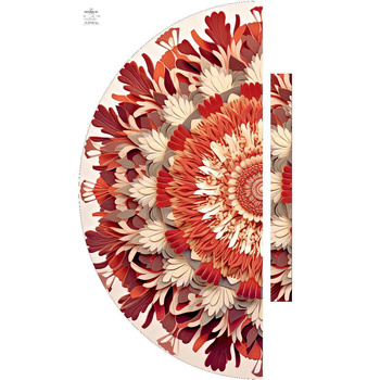 WATERCOLOR FLORAL vz. 2 - panel kalhot "MAXI"