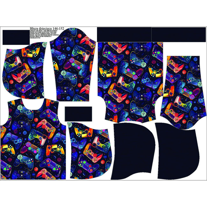 KID'S HOODIE (ALEX) - GAME PAT. 3 - sewing set (86/92)