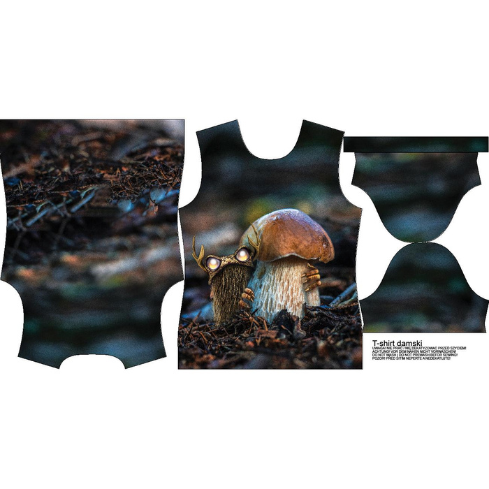 DAMEN T-SHIRT - BOROWIEC BIEST - Nähset L