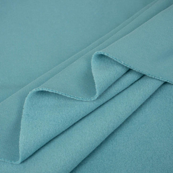 Wintersweat angeraut D300 - SKY BLUE (D-171)