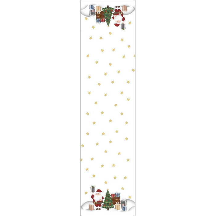TABLE RUNNER PANEL - IN THE SANTA CLAUS FOREST  - sewing set