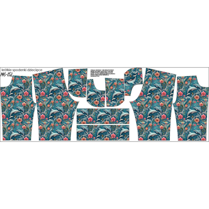 DĚTSKÉ ŠORTKY (RIO) - SEA WORLD vz. 4 - teplákovina (86-92)