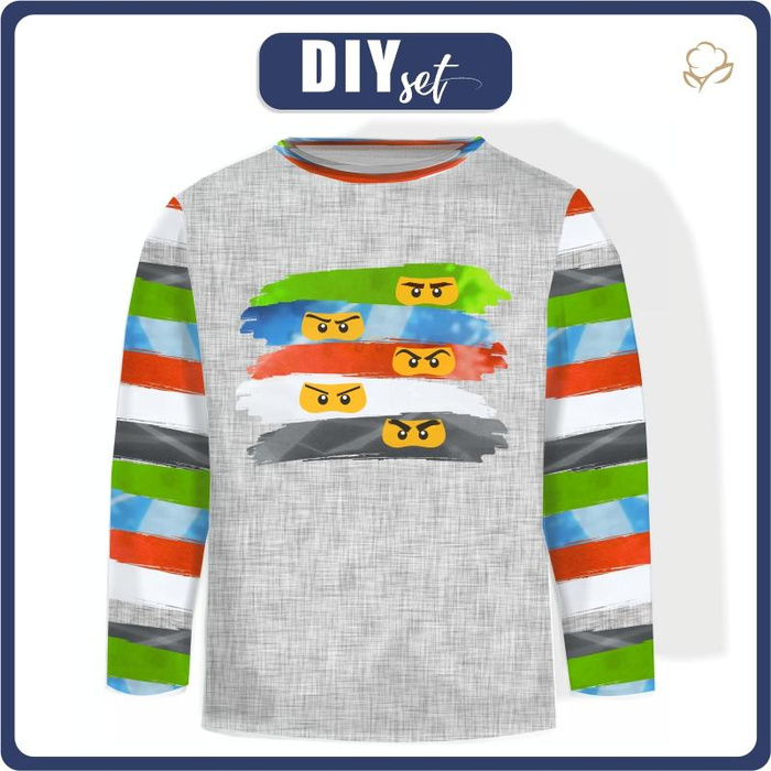 LONGSLEEVE - NINJA TEAM - single jersey (146/152)