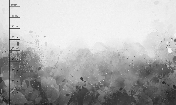 KLECKSE (grau) - panoramisches Paneel (95cm x 160cm)