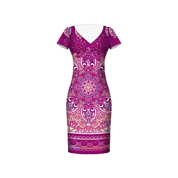 BUNTE MANDALA m. 3 - Kleid-Panel