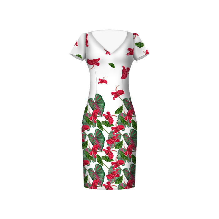 ANTHURIUM - dress panel 