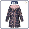KIDS PARKA (ARIEL) - DRAGON MIX PAT. 2 - softshell (158-164)