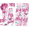 Thermo dívčí sada (NANCY) - PINK SPLATTER - Sada šití 116