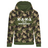 CLASSIC WOMEN’S HOODIE (POLA) - MAMA / camouflage - looped knit fabric - XL