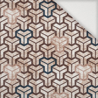 GEOMETRIC MINIMAL WZ. 12 - Woven Fabric for tablecloths