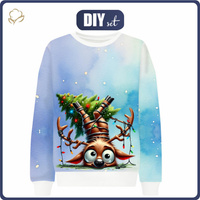 DĚTSKÁ MIKINA (NOE) - Christmas animal wz. 9 - Sada šití