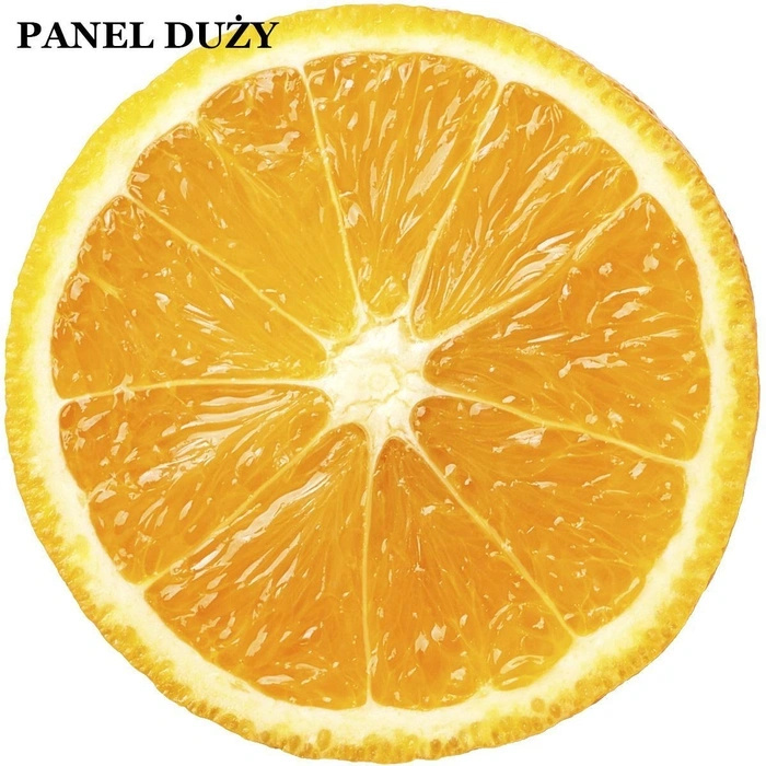Groß  tellerrock-Panel –  Krepp - ORANGE