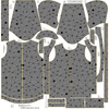 DĚTSKÁ BUNDA PARKA (ARIEL) - Pavučinové / eko melír - softshell (134-140)