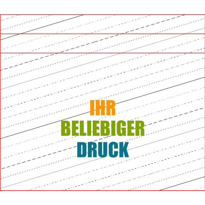 SHOPPER TASCHE - MIT EIGENEM AUFDRUCK - Baumwoll Webware - Nähset