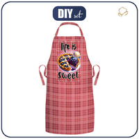 APRON - LIFE IS SWEET - sewing set
