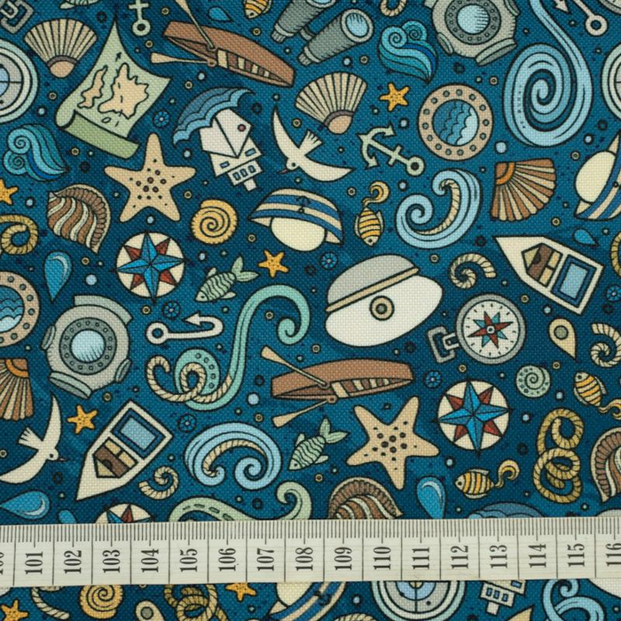 IN THE SEA - Waterproof woven fabric