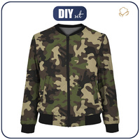 DAMEN BOMBERJACKE (KAMA) - CAMOUFLAGE OLIVE - Nähset XXL