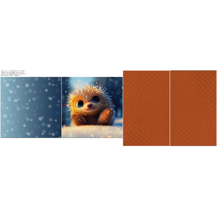 DECORATIVE PILOWS - ANIMATED HEDGEHOG - sewing set