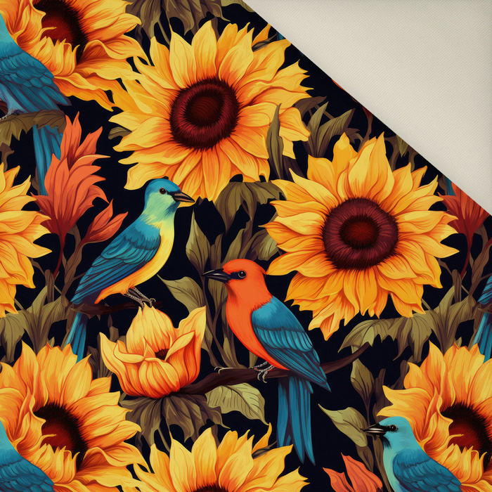 Sunflowers wz. 3 - Welur tapicerski