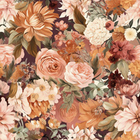 AUTUMN TIME MS. 2 / FLOWERS (apricot)