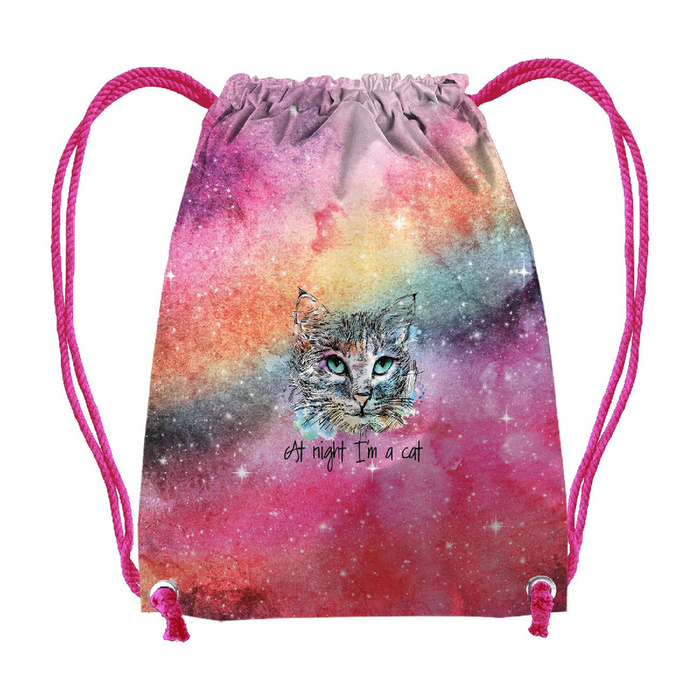 SCHÜLERPAKET - AQUARELL GALAXIE / Katze - Nähset