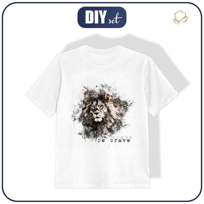 DZIECIĘCY T-SHIRT (92/98) - BE BRAVE (BE YOURSELF) - single jersey