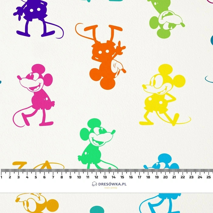 MOUSE WZ. 4 - tkanina wiskozowa