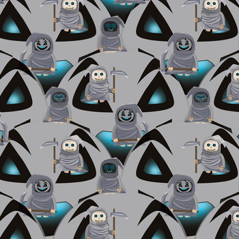 GRIM REAPERS (SCARY HALLOWEEN) - Wasserabweisende Webware