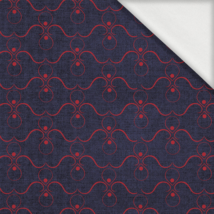 GEOMETRIC MINIMAL WZ. 9 - dzianina pętelkowa z elastanem ITY