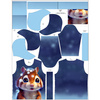 UNISEX HOODIE (HYDRA) - ANIMATED SQUIRREL pat. 2 - sewing set (110/116)